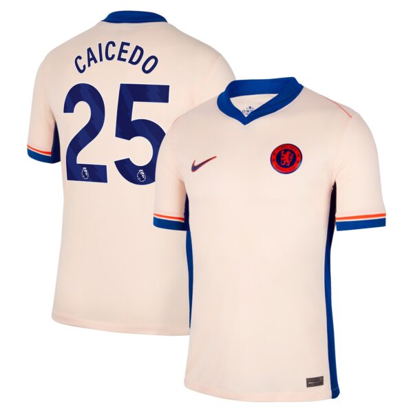 Chelsea Away Stadium Shirt 2024-25 with Caicedo 25 printing