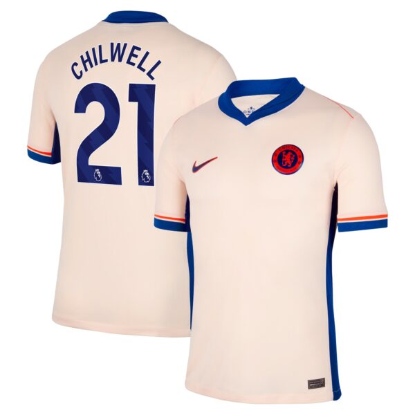 Chelsea Away Stadium Shirt 2024-25 with Chilwell 21 printing