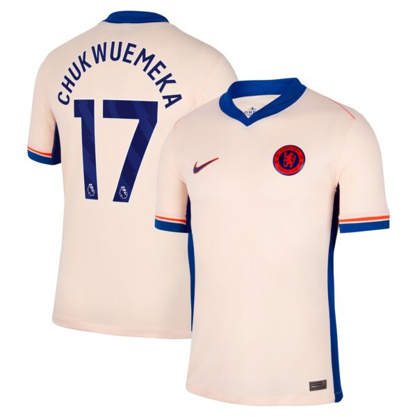 Chelsea Away Stadium Shirt 2024-25 with Chukwuemeka 17 printing