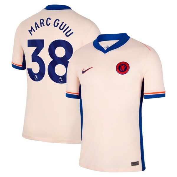 Chelsea Away Stadium Shirt 2024-25 with Marc Guiu 38 printing