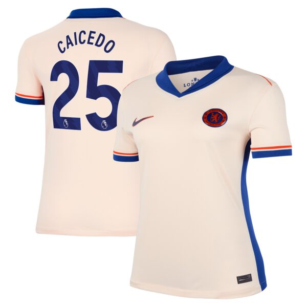 Chelsea Away Stadium Shirt 2024-25 - Womens with Caicedo 25 printing