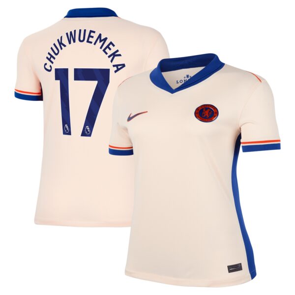 Chelsea Away Stadium Shirt 2024-25 - Womens with Chukwuemeka 17 printing