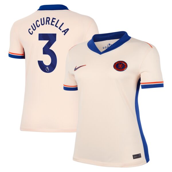 Chelsea Away Stadium Shirt 2024-25 - Womens with Cucurella 3 printing