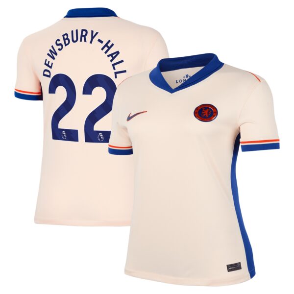 Chelsea Away Stadium Shirt 2024-25 - Womens with Dewsbury-Hall 22 printing