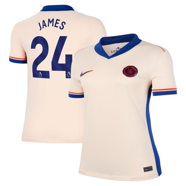 Chelsea Away Stadium Shirt 2024-25 - Womens with James 24 printing