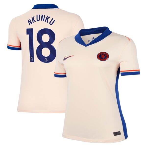 Chelsea Away Stadium Shirt 2024-25 - Womens with Nkunku 18 printing