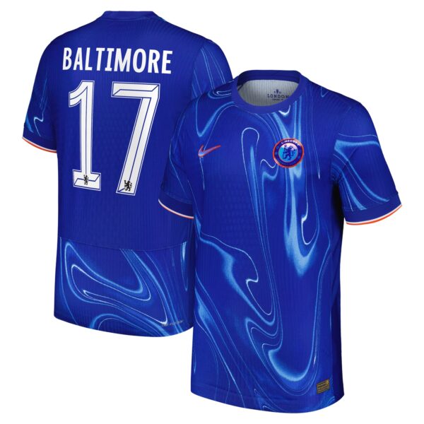 Chelsea Cup Dri-FIT ADV Home Match Shirt 2024-25 with Baltimore 17 printing