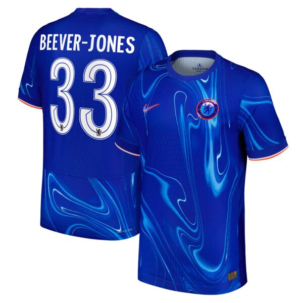 Chelsea Cup Dri-FIT ADV Home Match Shirt 2024-25 with Beever-Jones 33 printing