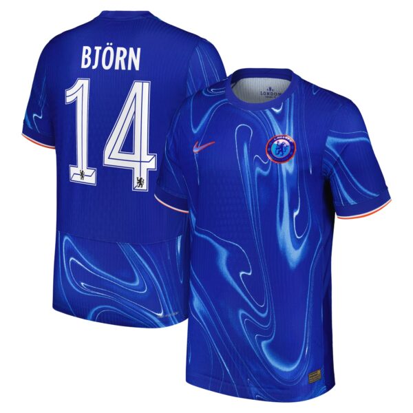 Chelsea Cup Dri-FIT ADV Home Match Shirt 2024-25 with Björn 14 printing