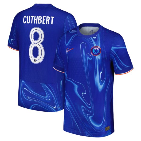 Chelsea Cup Dri-FIT ADV Home Match Shirt 2024-25 with Cuthbert 8 printing