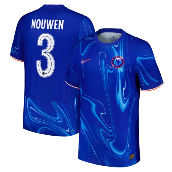 Chelsea Cup Dri-FIT ADV Home Match Shirt 2024-25 with Nouwen 3 printing