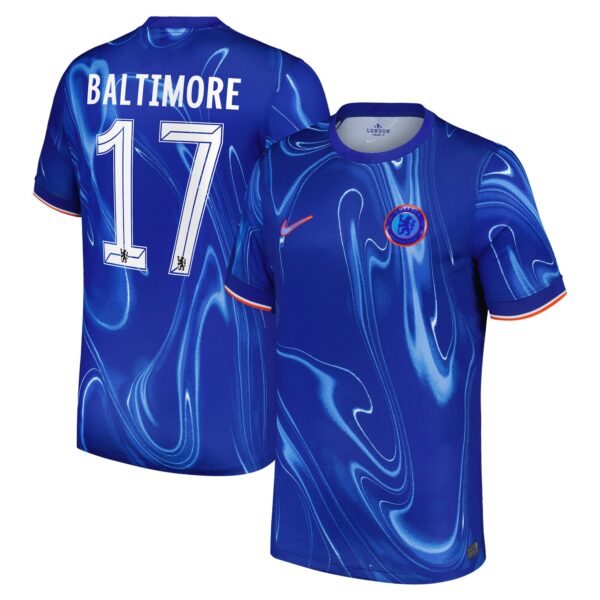 Chelsea Cup Home Stadium Shirt 2024-25 with Baltimore 17 printing