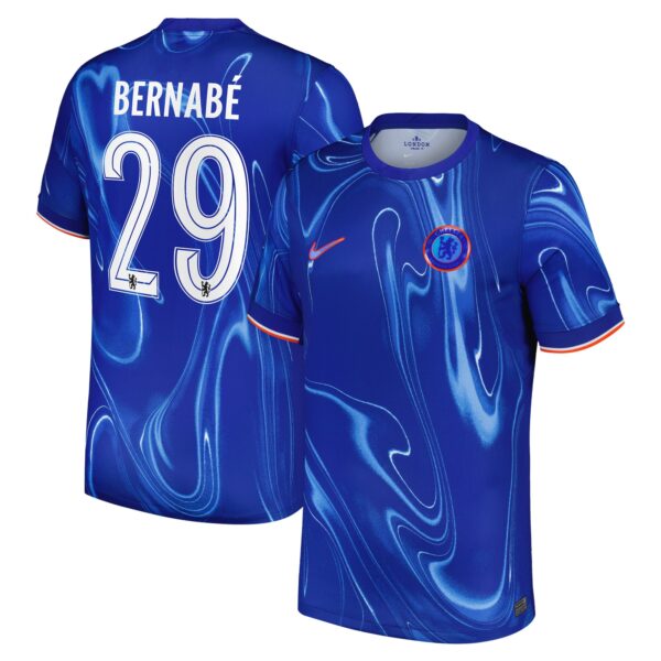 Chelsea Cup Home Stadium Shirt 2024-25 with Bernabé 29 printing