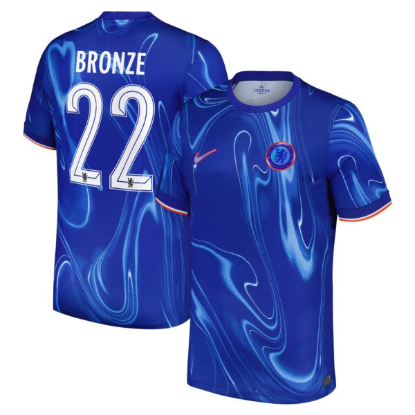 Chelsea Cup Home Stadium Shirt 2024-25 with Bronze 22 printing