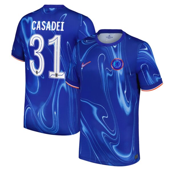 Chelsea Cup Home Stadium Shirt 2024-25 with Casadei 31 printing