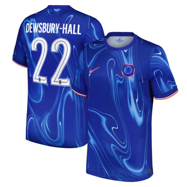 Chelsea Cup Home Stadium Shirt 2024-25 with Dewsbury-Hall 22 printing