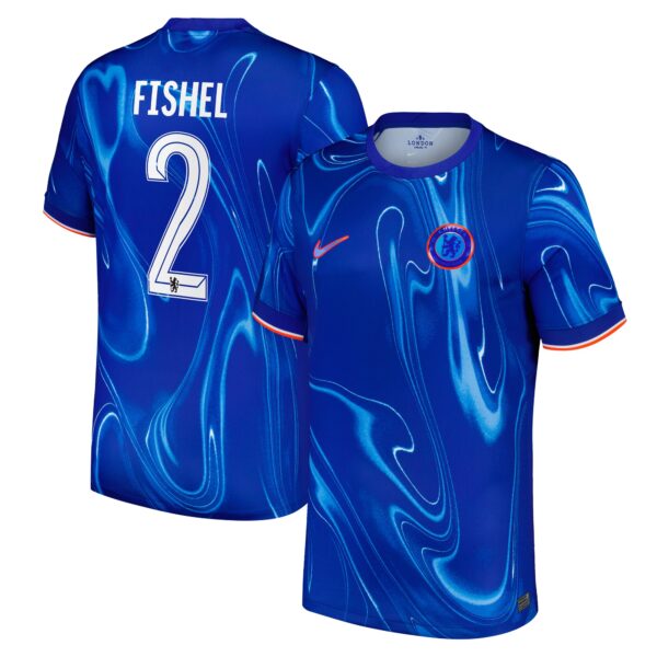 Chelsea Cup Home Stadium Shirt 2024-25 with Fishel 2 printing