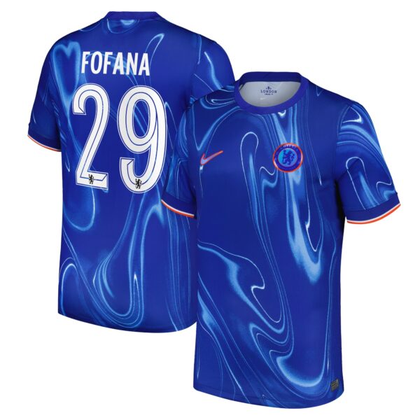 Chelsea Cup Home Stadium Shirt 2024-25 with Fofana 29 printing