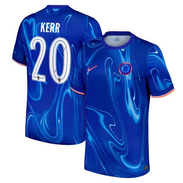 Chelsea Cup Home Stadium Shirt 2024-25 with Kerr 20 printing