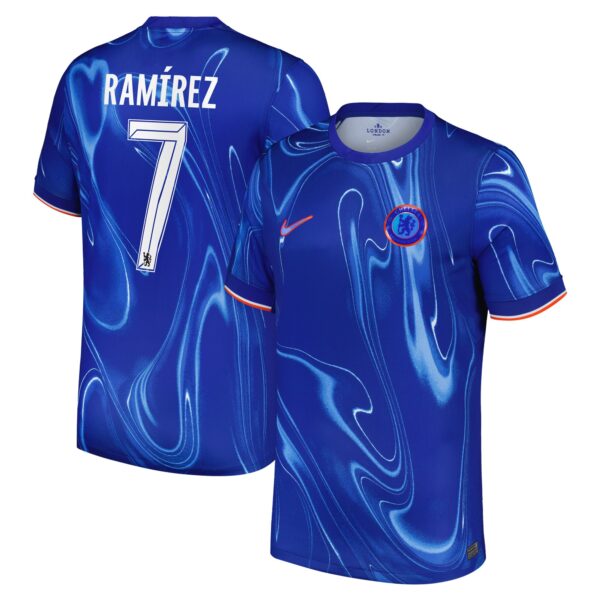 Chelsea Cup Home Stadium Shirt 2024-25 with Ramírez 7 printing