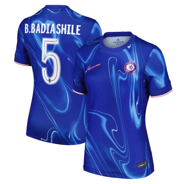 Chelsea Cup Home Stadium Shirt 2024-25 - Womens with B. Badiashile 5 printing