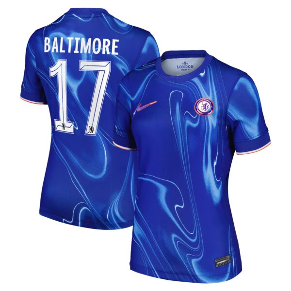 Chelsea Cup Home Stadium Shirt 2024-25 - Womens with Baltimore 17 printing