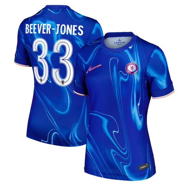 Chelsea Cup Home Stadium Shirt 2024-25 - Womens with Beever-Jones 33 printing