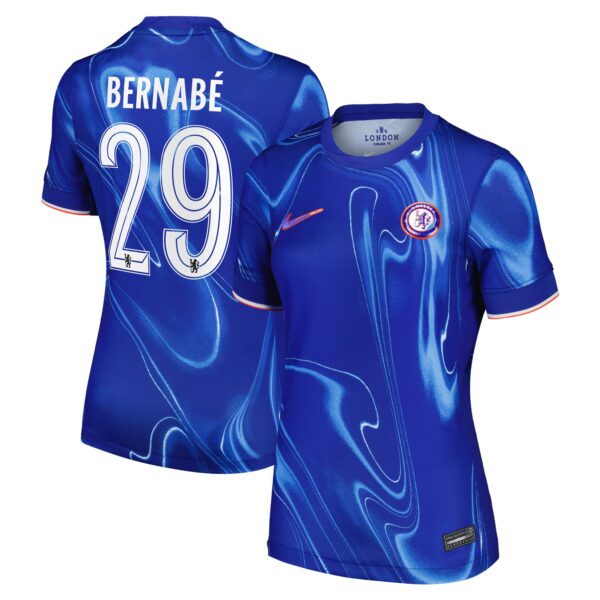 Chelsea Cup Home Stadium Shirt 2024-25 - Womens with Bernabé 29 printing