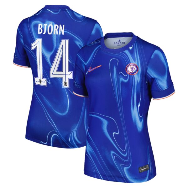 Chelsea Cup Home Stadium Shirt 2024-25 - Womens with Björn 14 printing