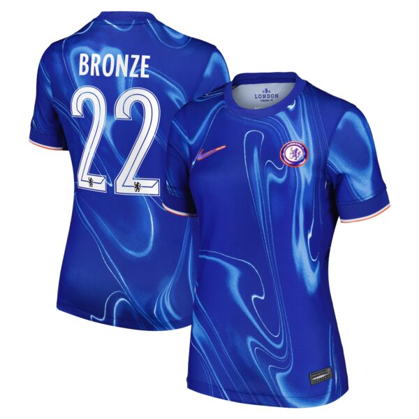 Chelsea Cup Home Stadium Shirt 2024-25 - Womens with Bronze 22 printing