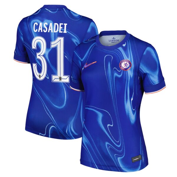 Chelsea Cup Home Stadium Shirt 2024-25 - Womens with Casadei 31 printing