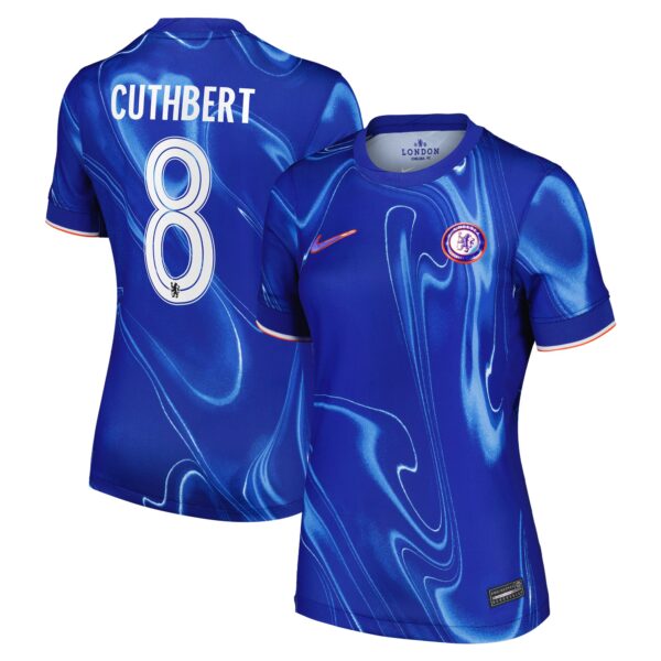 Chelsea Cup Home Stadium Shirt 2024-25 - Womens with Cuthbert 8 printing