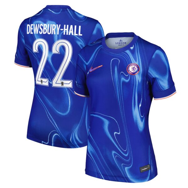 Chelsea Cup Home Stadium Shirt 2024-25 - Womens with Dewsbury-Hall 22 printing