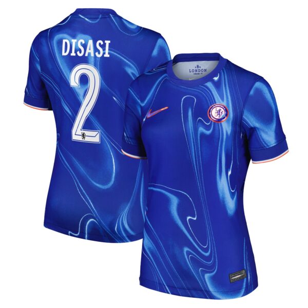 Chelsea Cup Home Stadium Shirt 2024-25 - Womens with Disasi 2 printing