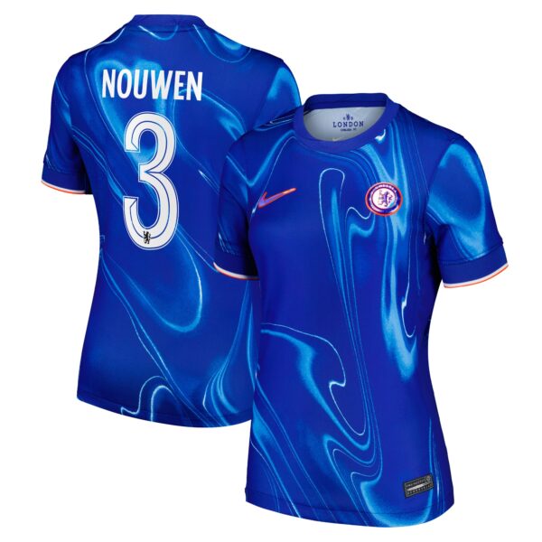 Chelsea Cup Home Stadium Shirt 2024-25 - Womens with Nouwen 3 printing