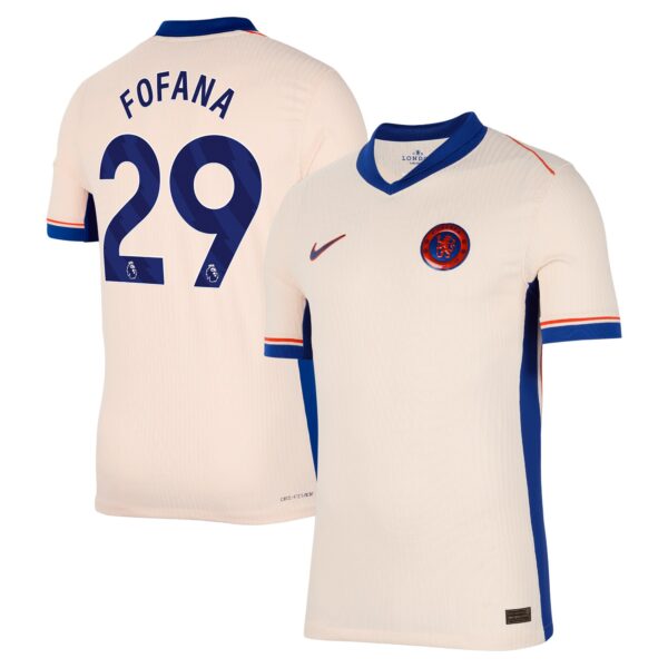 Chelsea Dri Fit Adv Away Match Shirt 2024-25 with Fofana 29 printing