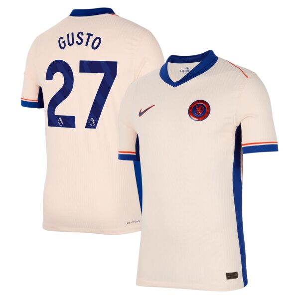 Chelsea Dri Fit Adv Away Match Shirt 2024-25 with Gusto 27 printing