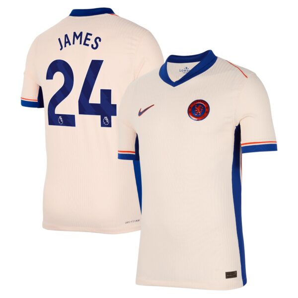 Chelsea Dri Fit Adv Away Match Shirt 2024-25 with James 24 printing