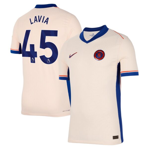 Chelsea Dri Fit Adv Away Match Shirt 2024-25 with Lavia 45 printing