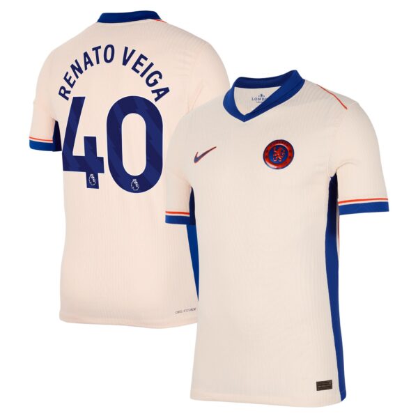 Chelsea Dri Fit Adv Away Match Shirt 2024-25 with Renato Veiga 40 printing