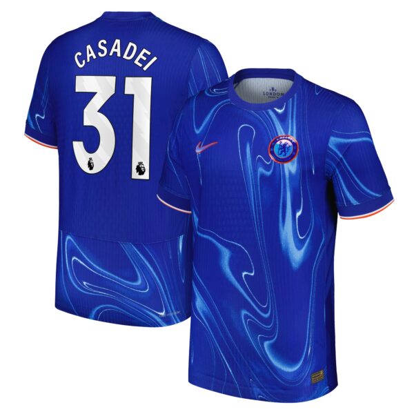 Chelsea Dri-FIT ADV Home Match Shirt 2024-25 with Casadei 31 printing