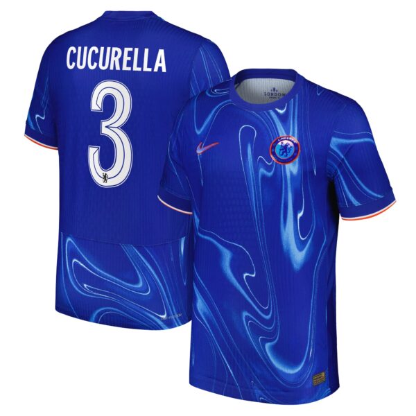 Chelsea Dri-FIT ADV Home Match Shirt 2024-25 with Cucurella 3 printing