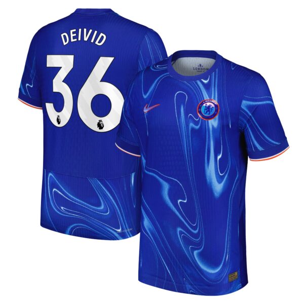 Chelsea Dri-FIT ADV Home Match Shirt 2024-25 with Deivid 36 printing