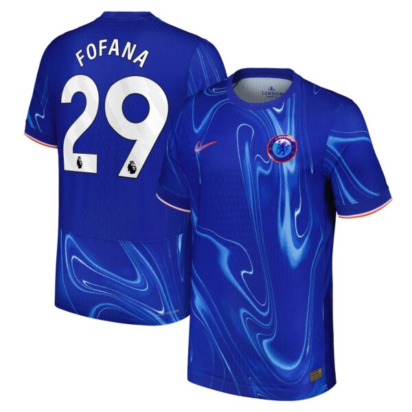 Chelsea Dri-FIT ADV Home Match Shirt 2024-25 with Fofana 29 printing