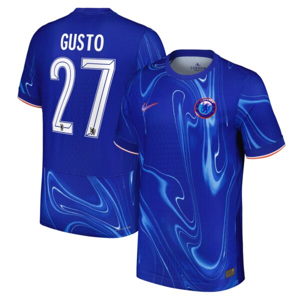 Chelsea Dri-FIT ADV Home Match Shirt 2024-25 with Gusto 27 printing