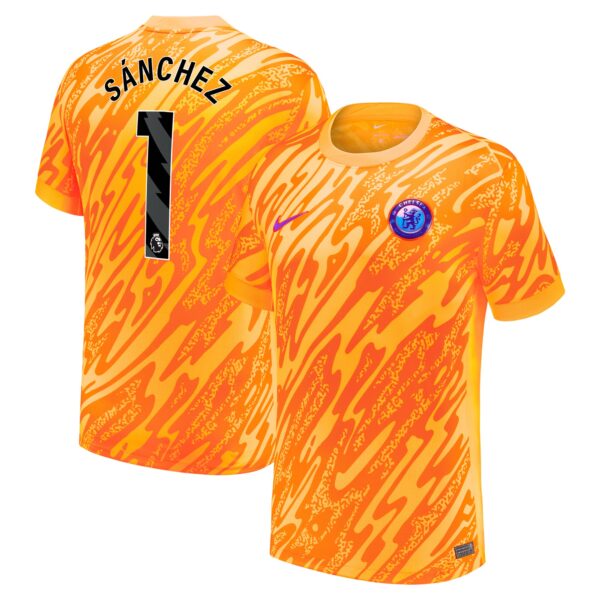 Chelsea Goalkeeper Stadium Shirt 2024-25 with Sánchez 1 printing