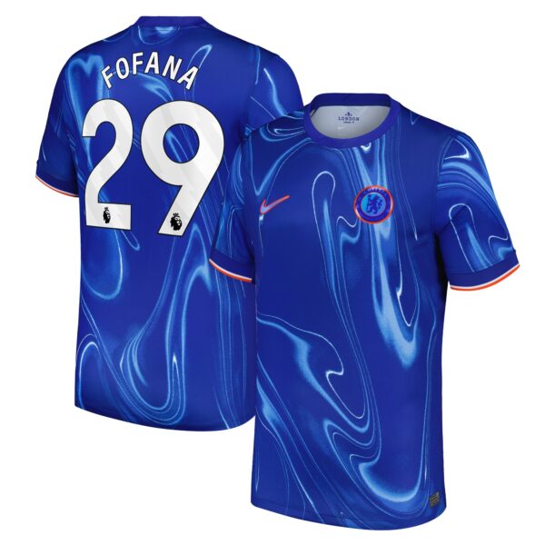 Chelsea Home Stadium Shirt 2024-25 with Fofana 29 printing