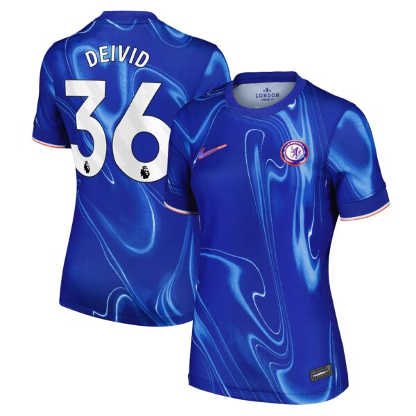 Chelsea Home Stadium Shirt 2024-25 - Womens with Deivid 36 printing