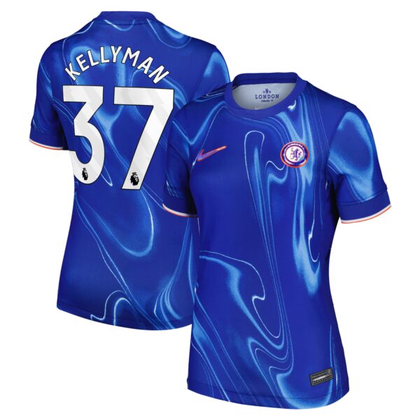 Chelsea Home Stadium Shirt 2024-25 - Womens with Kellyman 37 printing