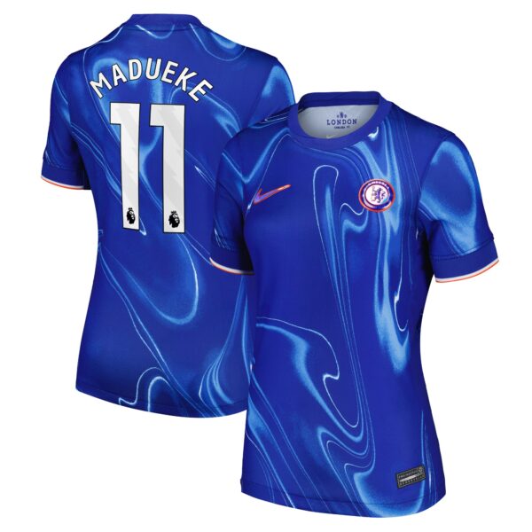 Chelsea Home Stadium Shirt 2024-25 - Womens with Madueke 11 printing